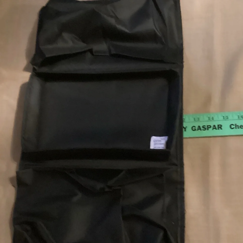 NWT Finer Gents Black Arm Chair Caddy